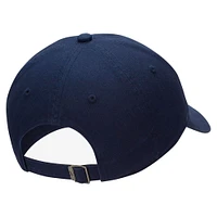 Unisex Nike Navy Club Futura Wash Adjustable Hat