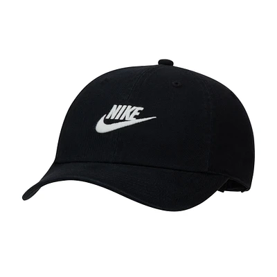 Youth Nike Black Futura Wash Club Adjustable Hat