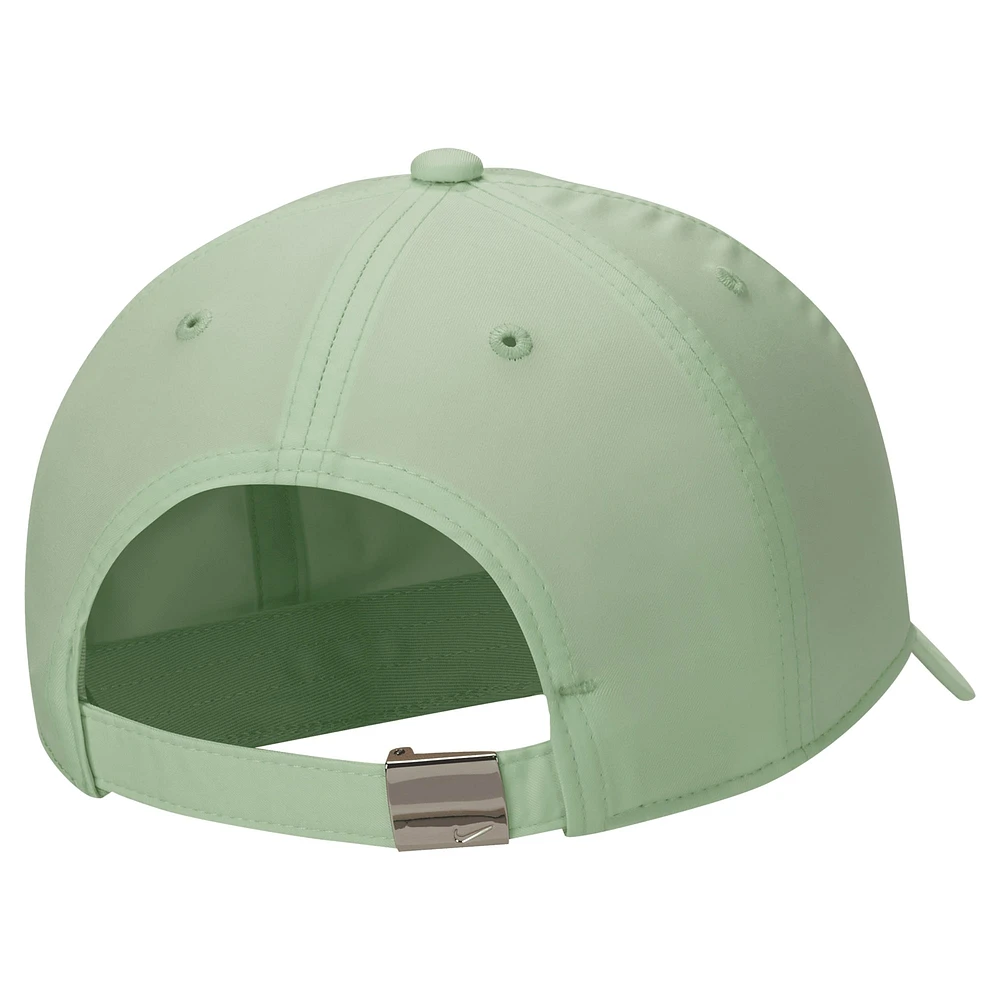 Youth Nike Green Metal Swoosh Performance Adjustable Hat