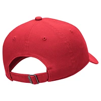 Youth Nike Red Futura Wash Club Adjustable Hat