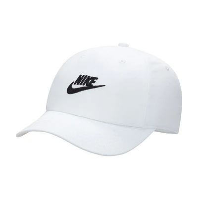 Youth Nike White Futura Wash Club Adjustable Hat