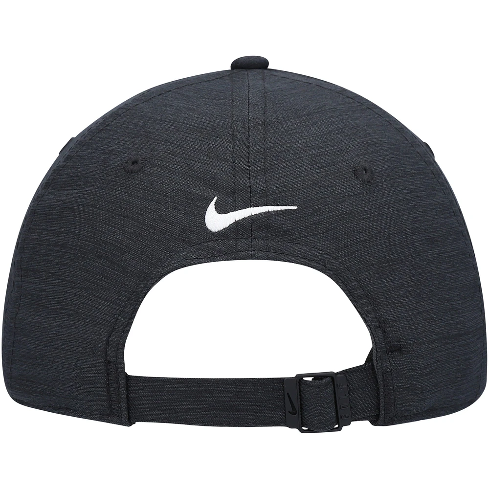 Men's Nike Golf Heathered Black Legacy 91 Novelty Performance Adjustable Hat