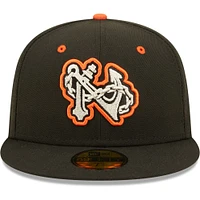 NWE NORTID BLACK ROAD MIB AUTHENTIC COLLECTION 59FIFTY HATMENHIC