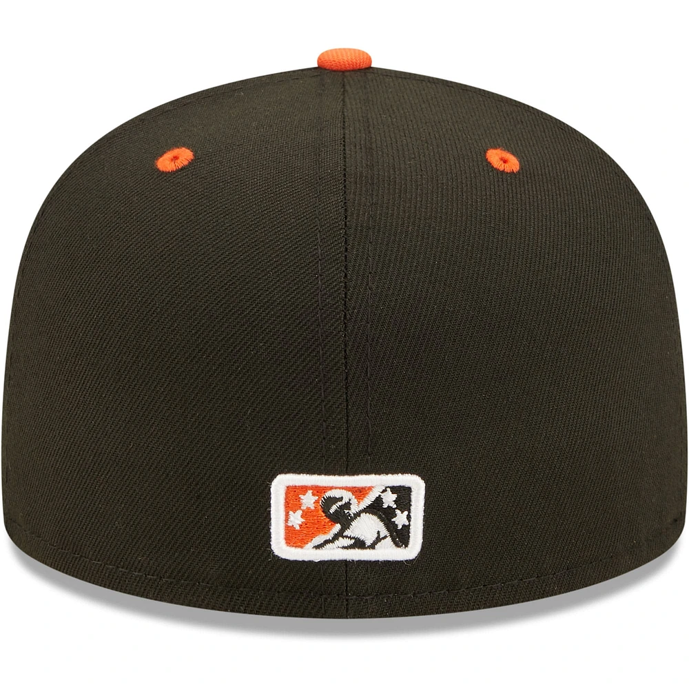 NWE NORTID BLACK ROAD MIB AUTHENTIC COLLECTION 59FIFTY HATMENHIC