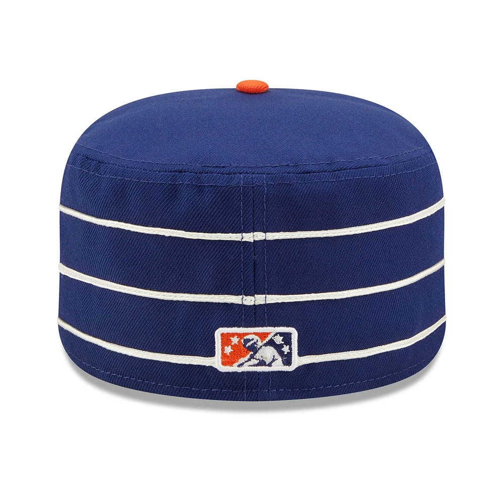 Men's New Era Blue Norfolk Tides Theme Night 59FIFTY Fitted Hat