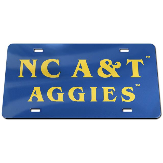 WinCraft North Carolina A&T Aggies Plaque d'immatriculation classique