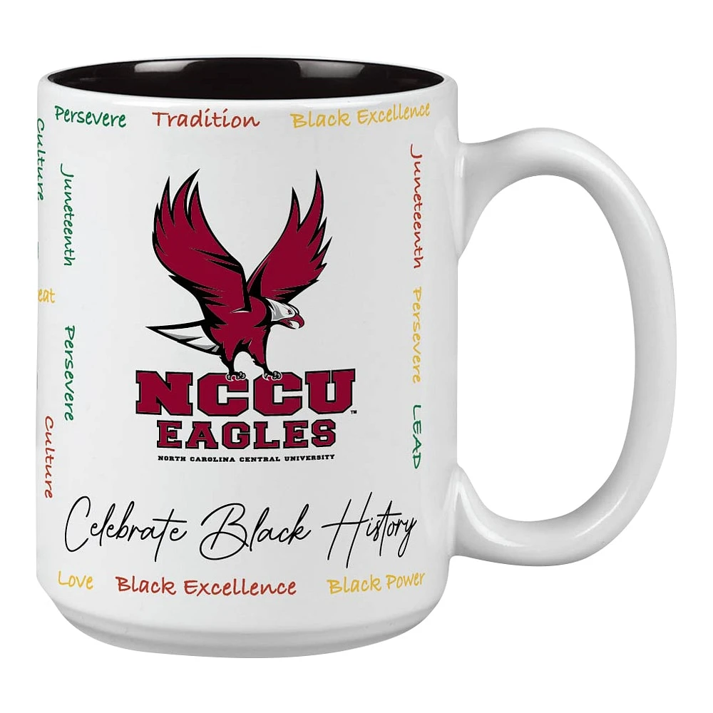 Eagles centraux de Caroline du Nord 15oz. Tasse du Mois de l’histoire des Noirs