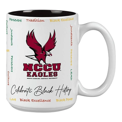 Eagles centraux de Caroline du Nord 15oz. Tasse du Mois de l’histoire des Noirs