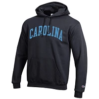 Men's Champion  Black North Carolina Tar Heels Basic Arch Fleece Pullover Hoodie
