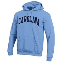 Men's Champion  Carolina Blue North Tar Heels Basic Arch Fleece Pullover Hoodie