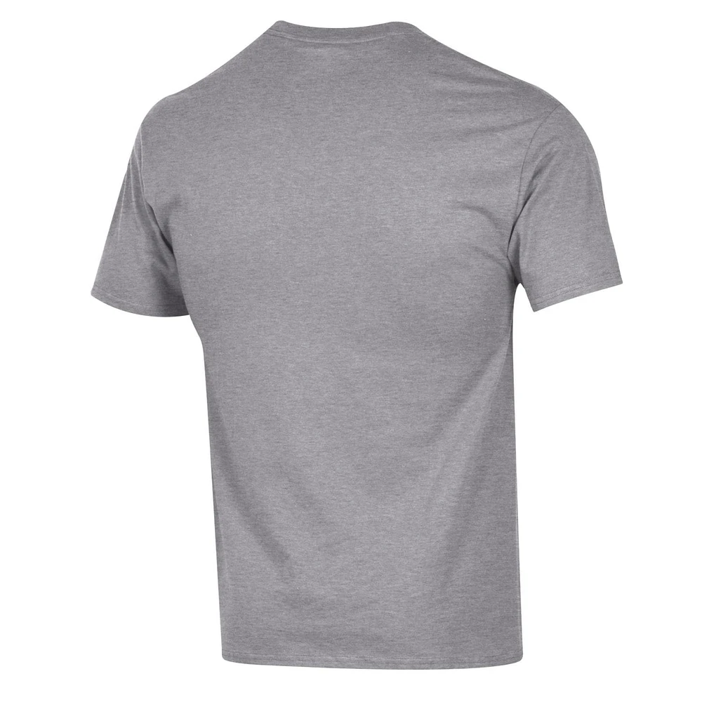 T-shirt gris pour le vestiaire des champions nationaux de soccer féminin la NCAA 2024 Tar Heels Caroline du Nord