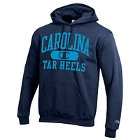 Men's Champion Navy North Carolina Tar Heels Arch Pill Pullover Hoodie