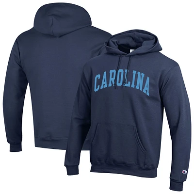 Sweat à capuche en polaire Basic Arch pour homme Champion Navy North Carolina Tar Heels