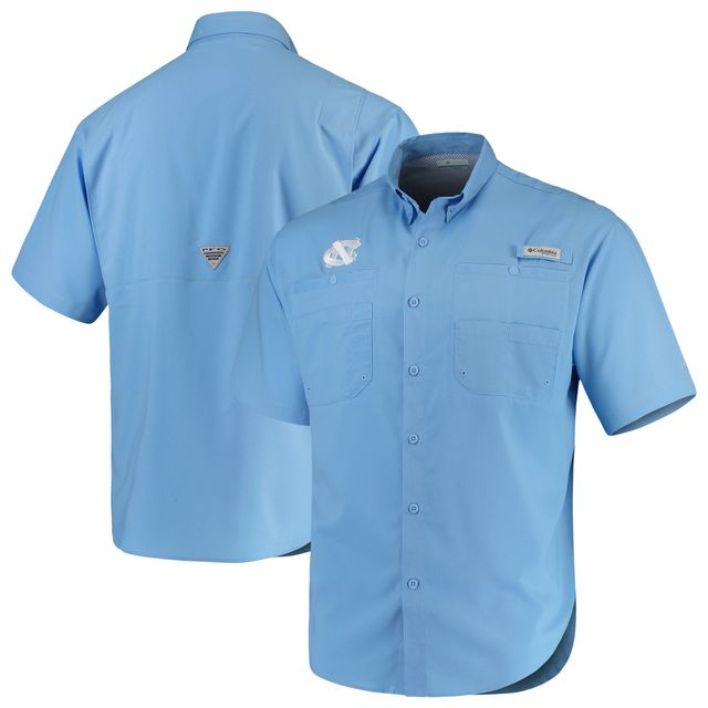 Chemise PFG Tamiami Columbia Carolina Blue North Tar Heels pour homme