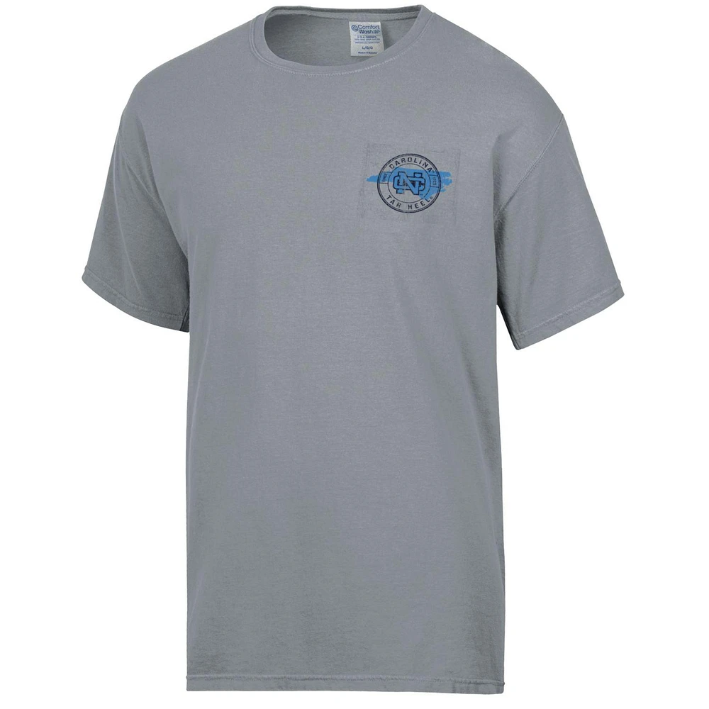 T-shirt STATEment pour hommes, graphite, lavage confortable, North Carolina Tar Heels