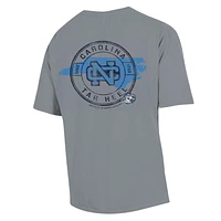T-shirt STATEment pour hommes, graphite, lavage confortable, North Carolina Tar Heels