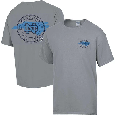 T-shirt STATEment pour hommes, graphite, lavage confortable, North Carolina Tar Heels