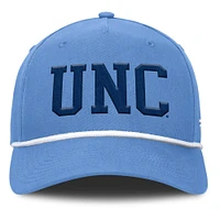 Men's Fanatics Carolina Blue North Carolina Tar Heels Foul Ball Rope Adjustable Hat