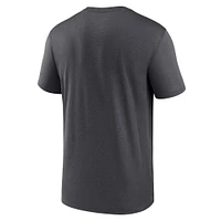 Men's Jordan Brand Anthracite North Carolina Tar Heels Primetime Legend Icon Performance T-Shirt
