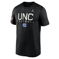 Men's Jordan Brand  Black North Carolina Tar Heels 2024 Military Appreciation Legend Performance T-Shirt