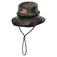 Men's Jordan Brand Camo North Carolina Tar Heels 2024 Military Appreciation Apex Bucket Hat