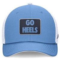 Men's Jordan Brand Carolina Blue/White North Carolina Tar Heels Local Rise Trucker Adjustable Hat