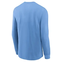 Men's Jordan Brand Carolina Blue North Tar Heels Primary Logo Long Sleeve T-Shirt