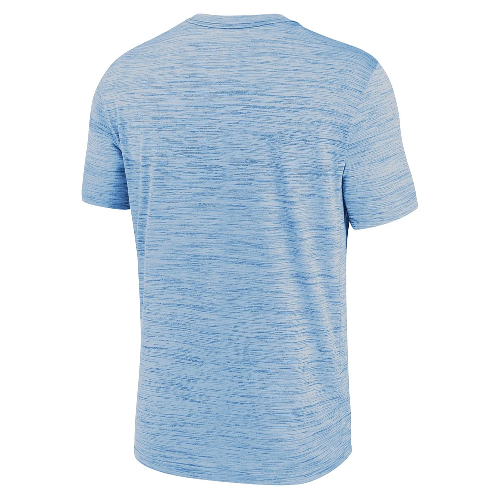 T-shirt Jordan Brand Carolina Blue pour homme des Tar Heels de Caroline du Nord Primetime Velocity