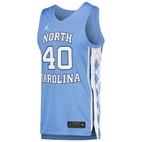 Men's Jordan Brand Hubert Davis Carolina Blue North Tar Heels Replica Basketball Player Jersey