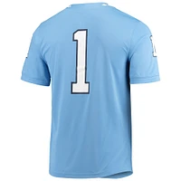 Men's Jordan Brand #1 Carolina Blue North Tar Heels Game Jersey