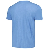 League Collegiate Wear pour hommes Carolina Blue North Tar Heels Hyper Local Victory Falls T-shirt triple mélange