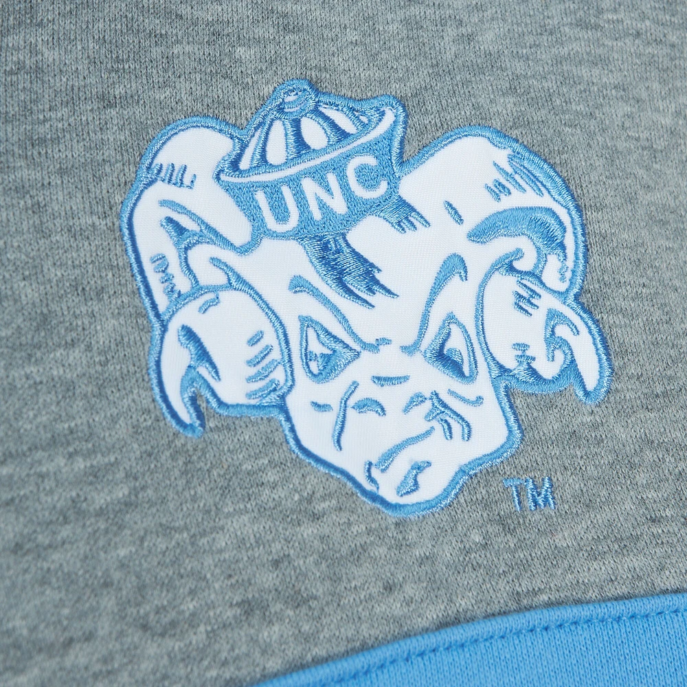 Men's Mitchell & Ness Navy North Carolina Tar Heels Head Coach Pullover Hoodie