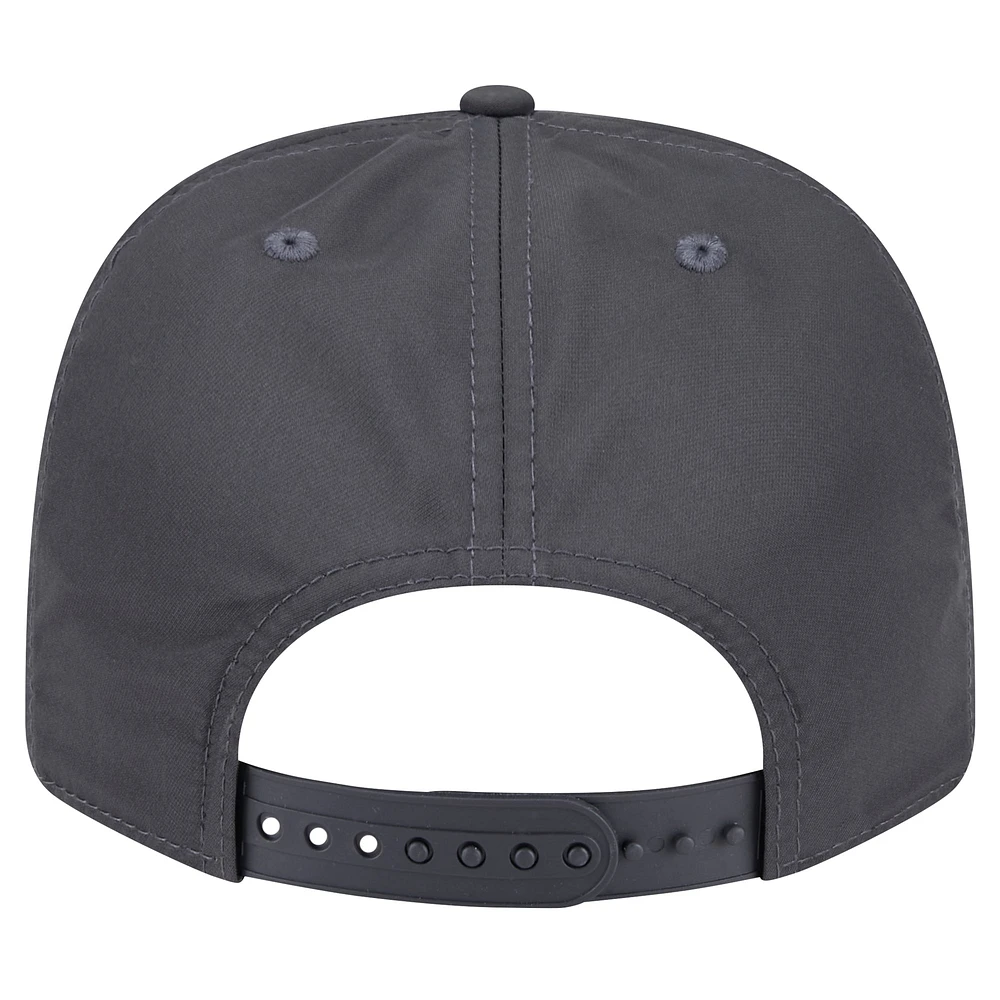 Casquette extensible à boutons-pression 9SEVENTY de New Era pour homme, couleur anthracite, des Tar Heels de Caroline du Nord