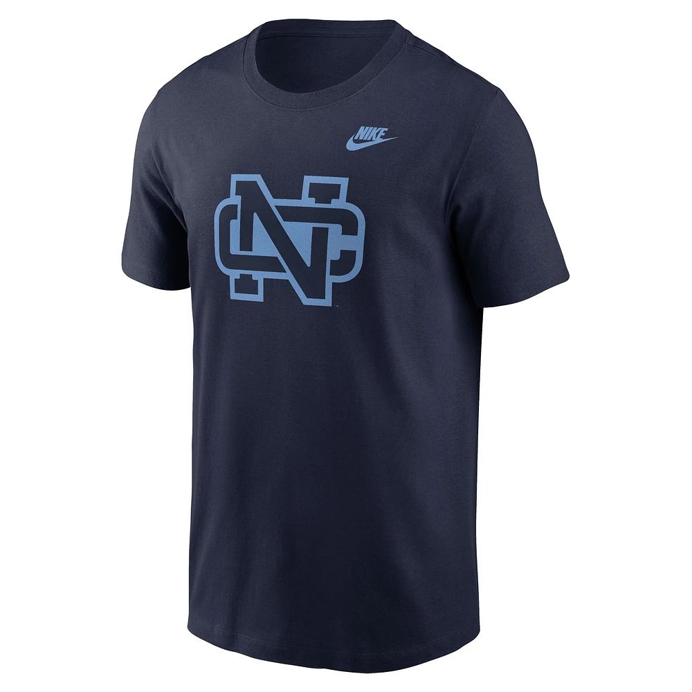 Men's Nike Navy North Carolina Tar Heels Legacy Alternate Logo T-Shirt