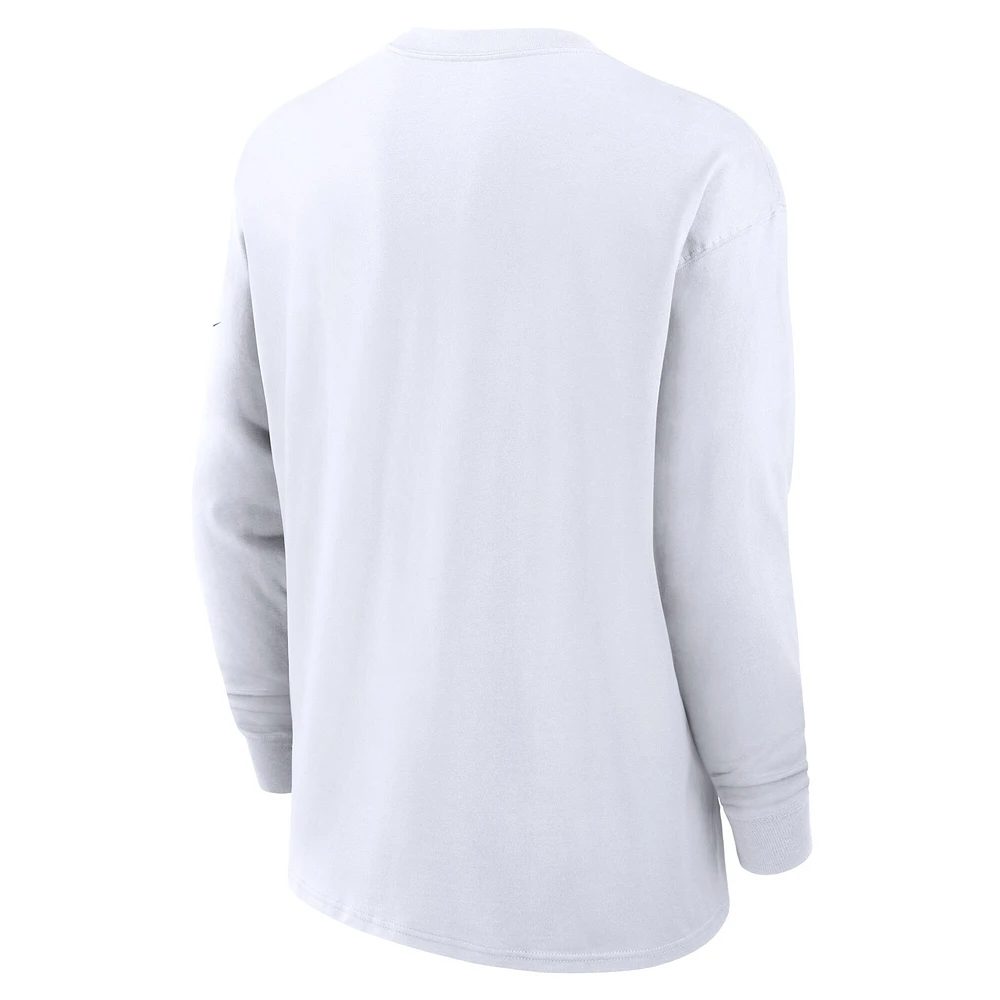 Men's Nike White North Carolina Tar Heels Legacy Max90 Pocket Long Sleeve T-Shirt