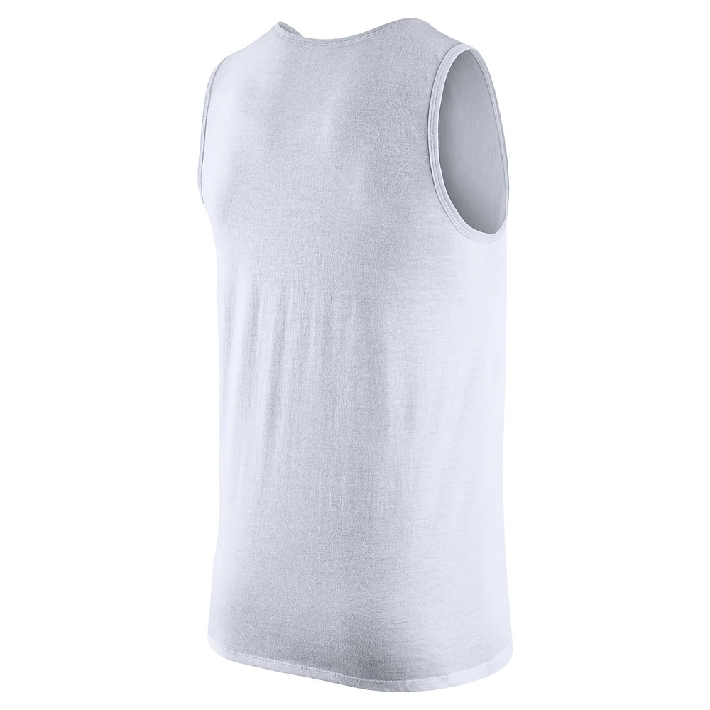 Men's Nike White North Carolina Tar Heels Tank Top