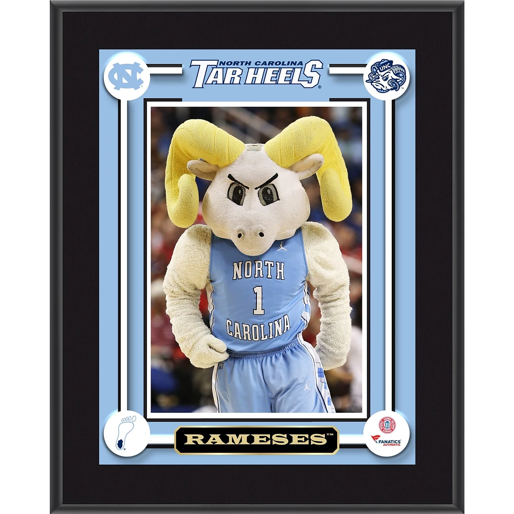 North Carolina Tar Heels 10.5" x 13" Rameses Sublimated Mascot Plaque