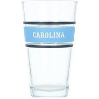 North Carolina Tar Heels 16oz. Stripe Pint Glass