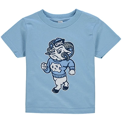 T-shirt à gros logo Carolina Blue North Tar Heels pour tout-petits