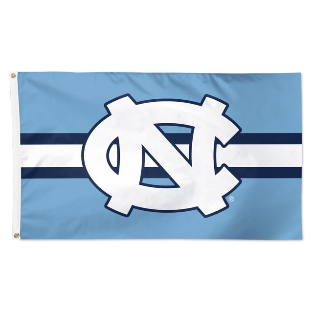 WinCraft Caroline du Nord Tar Heels 3' x 5' Drapeau de luxe à rayures horizontales