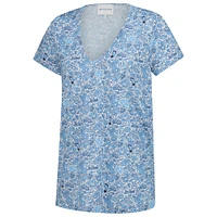 Women's Smith & Quinn Carolina Blue North Tar Heels Blake V-Neck T-Shirt