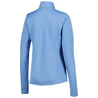 Women's Columbia Light Blue North Carolina Tar Heels Park View Omni-Wick Half-Zip Top