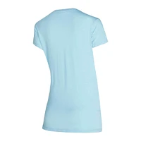 Women's Concepts Sport  Carolina Blue North Tar Heels Vector T-Shirt & Flannel Pants Sleep Set
