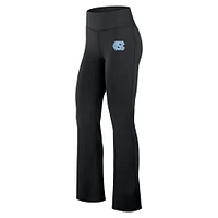 Women's Fanatics Black North Carolina Tar Heels Training Camp Maxed Out Flare Leggings