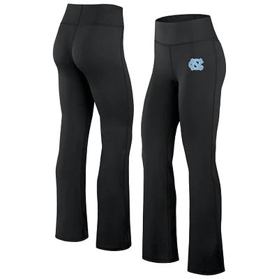Legging évasé noir pour femme Fanatics North Carolina Tar Heels Training Camp Maxed Out