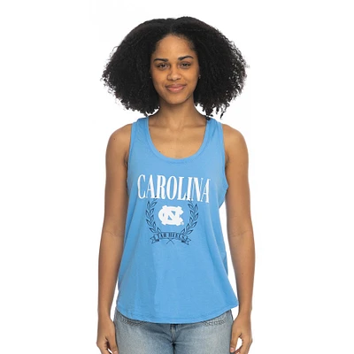 Débardeur ZooZatz Carolina Blue North Tar Heels Everyday Tri-Blend pour femme