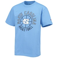 Youth Champion Carolina Blue North Tar Heels Basketball T-Shirt