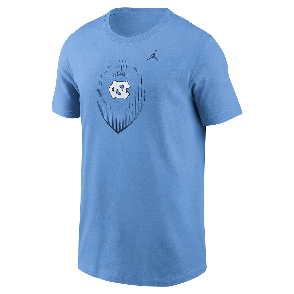 Youth Jordan Brand Carolina Blue North Tar Heels Legend Football Performance T-Shirt