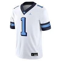 Youth Jordan Brand #1 White North Carolina Tar Heels Alternate Game Jersey