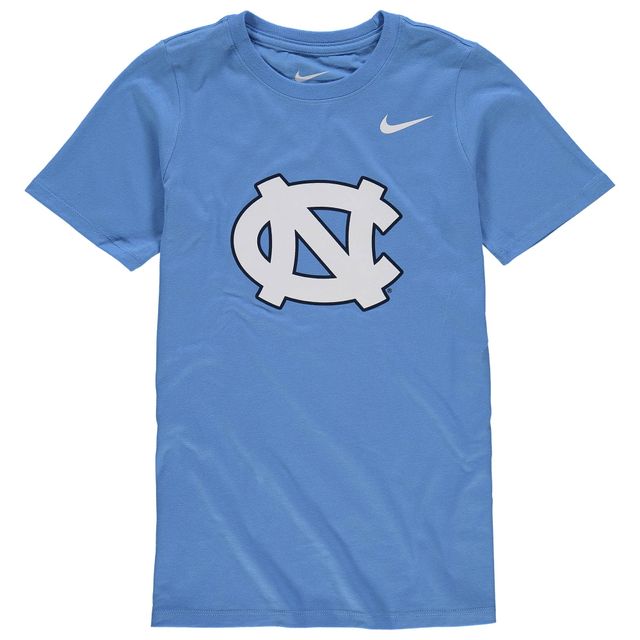T-shirt en coton avec logo Nike Carolina Blue North Tar Heels pour jeunes
